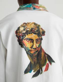 Roari Jacket Julien Green Multi/Julien Mix Art Project Chore Jacket MENS TOPS Photo 7