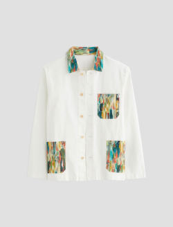 Roari Jacket Julien Green Multi/Julien Mix Art Project Chore Jacket MENS TOPS Photo 1
