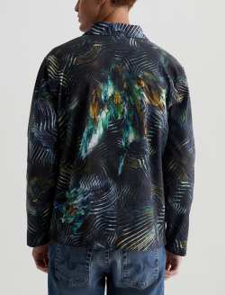 Roari Jacket Bird's Eye View Art Project Chore Jacket MENS TOPS Photo 8