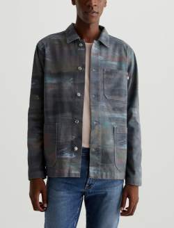 Roari Jacket SUD Traveler Art Project Chore Jacket MENS TOPS Photo 2