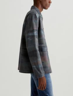 Roari Jacket SUD Traveler Art Project Chore Jacket MENS TOPS Photo 4