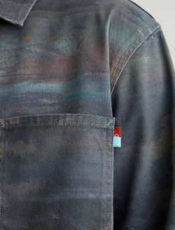 Roari Jacket SUD Traveler Art Project Chore Jacket MENS TOPS Photo 6