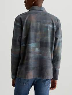Roari Jacket SUD Traveler Art Project Chore Jacket MENS TOPS Photo 8