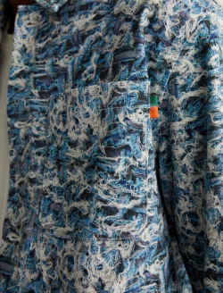 Philip Coat Denim Fray Art Project Modern Chore Coat MENS TOPS Photo 6