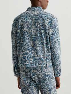 Philip Coat Denim Fray Art Project Modern Chore Coat MENS TOPS Photo 8