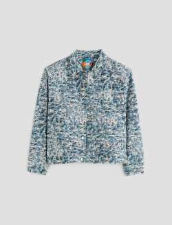Philip Coat Denim Fray Art Project Modern Chore Coat MENS TOPS Photo 1