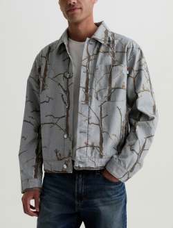 Philip SUD Jacket Desert Trees Art Project Modern Chore Coat MENS TOPS Photo 2