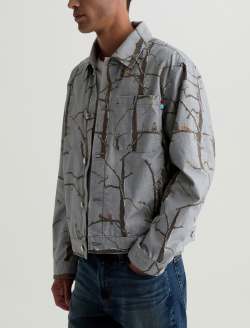 Philip SUD Jacket Desert Trees Art Project Modern Chore Coat MENS TOPS Photo 7