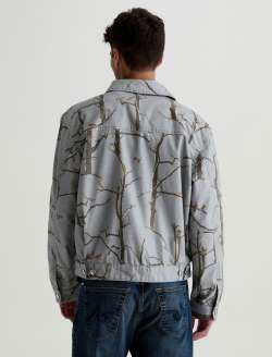 Philip SUD Jacket Desert Trees Art Project Modern Chore Coat MENS TOPS Photo 8
