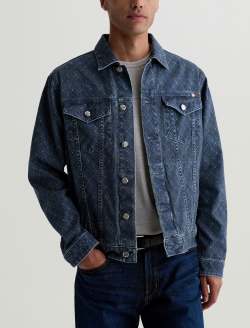 Dart Jacket Basic Denim Diamond Classic Trucker MENS TOPS Photo 2
