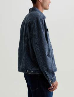 Dart Jacket Basic Denim Diamond Classic Trucker MENS TOPS Photo 4