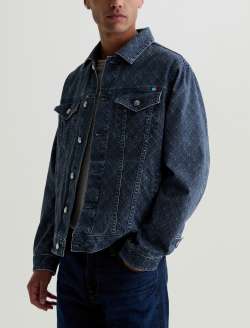Dart Jacket Basic Denim Diamond Classic Trucker MENS TOPS Photo 7
