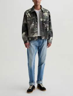Philip Jacket Wax Camo Green Modern Chore Coat MENS TOPS Photo 5