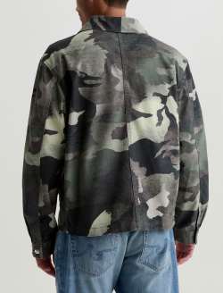 Philip Jacket Wax Camo Green Modern Chore Coat MENS TOPS Photo 8
