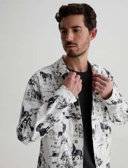 Dart Jacket Wild Horse Classic Trucker MENS TOPS Photo 3