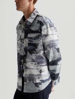 Elias Shirt Jacket Thaw Art Project Oversized Shirt Jacket MENS TOPS Photo 6
