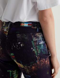 Ex-Boyfriend Slim Night Driving Olive Art Project Slouchy Slim WOMENS BOTTOMS Photo 7