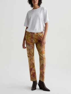 Mari Sand Wave Art Project Mid-Rise Slim Straight WOMENS BOTTOMS Photo 2