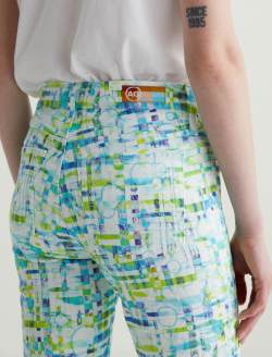 Farrah Boot Water Drops Green Art Project Mid-Rise Boot WOMENS BOTTOMS Photo 7