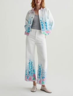 Saige Wide Leg Crop Cityview Art Project Mid-Rise Wide Leg WOMENS BOTTOMS Photo 2