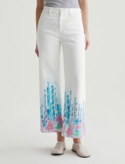 Saige Wide Leg Crop Cityview Art Project Mid-Rise Wide Leg WOMENS BOTTOMS Photo 3