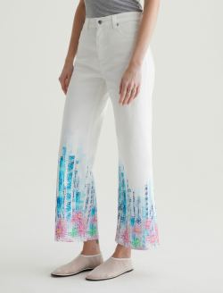 Saige Wide Leg Crop Cityview Art Project Mid-Rise Wide Leg WOMENS BOTTOMS Photo 5