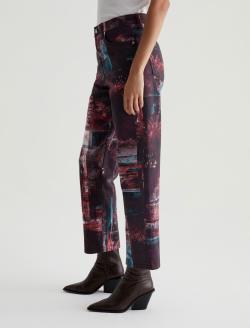 Rian Night Driving Coral Art Project High-Rise Straight WOMENS BOTTOMS Photo 6