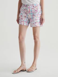 Caden Short Water Drops Pink Art Project Tailored Trouser Short WOMENS BOTTOMS Photo 6