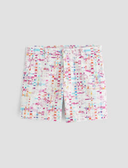 Caden Short Water Drops Pink Art Project Tailored Trouser Short WOMENS BOTTOMS Photo 1