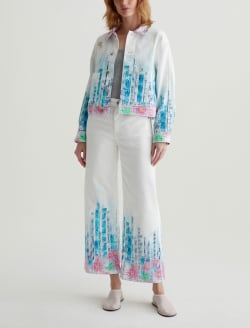 Genni Jacket Cityview Art Project Cropped Utility Jacket WOMENS TOPS Photo 5