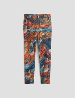 Caden Knife Painting Red Art Project Tailored Trouser WOMENS BOTTOMS Photo 1