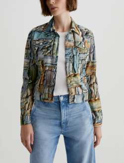 Robyn Jacket Layer Cake Art Project Slim Jacket WOMENS TOPS Photo 2