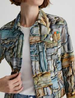 Robyn Jacket Layer Cake Art Project Slim Jacket WOMENS TOPS Photo 3