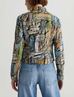 Robyn Jacket Layer Cake Art Project Slim Jacket WOMENS TOPS Photo 8