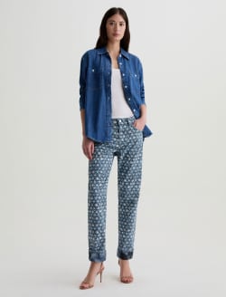 Ex-Boyfriend Jean Stars On Denim Slouchy Slim Fit WOMENS BOTTOMS Photo 2