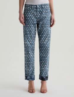 Ex-Boyfriend Jean Stars On Denim Slouchy Slim Fit WOMENS BOTTOMS Photo 3