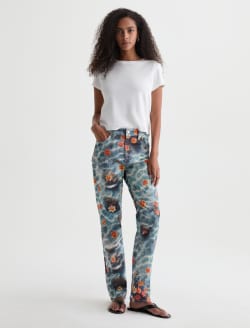 Mari Jean Water Flower Mid-Rise Slim Straight WOMENS BOTTOMS Photo 2