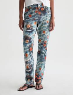 Mari Jean Water Flower Mid-Rise Slim Straight WOMENS BOTTOMS Photo 3