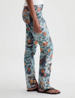 Mari Jean Water Flower Mid-Rise Slim Straight WOMENS BOTTOMS Photo 5