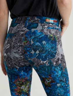 Farrah Boot Ice Flowers Art Project Mid-Rise Boot WOMENS BOTTOMS Photo 7