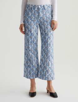 Saige Wide Leg Crop Diamond Fray Big Light Art Project Mid-Rise Wide Leg WOMENS BOTTOMS Photo 3