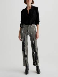 Brinley Sumi-E Art Project Mid-Rise Straight WOMENS BOTTOMS Photo 2