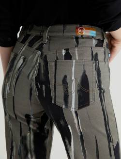 Brinley Sumi-E Art Project Mid-Rise Straight WOMENS BOTTOMS Photo 7