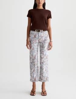 Brinley Crop Jean Pink Moon Mid-rise Straight WOMENS BOTTOMS Photo 2