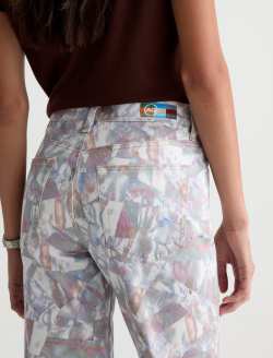 Brinley Crop Jean Pink Moon Mid-rise Straight WOMENS BOTTOMS Photo 7