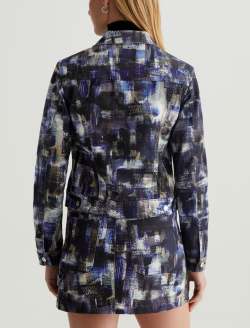 Robyn Jacket Purple Road Art Project Slim Jacket WOMENS TOPS Photo 8