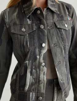Robyn Jacket Sumi-E Art Project Slim Jacket WOMENS TOPS Photo 3