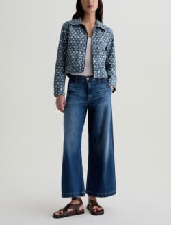 Jo Jacket Stars On Denim Cropped Utility WOMENS TOPS Photo 5