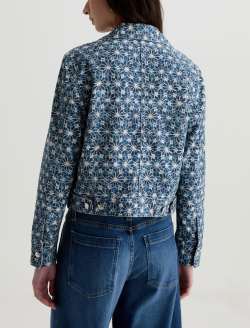 Jo Jacket Stars On Denim Cropped Utility WOMENS TOPS Photo 8