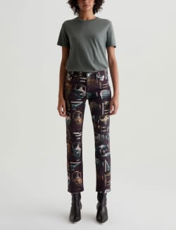 Mari Vases Art Project Mid-Rise Slim Straight WOMENS BOTTOMS Photo 2